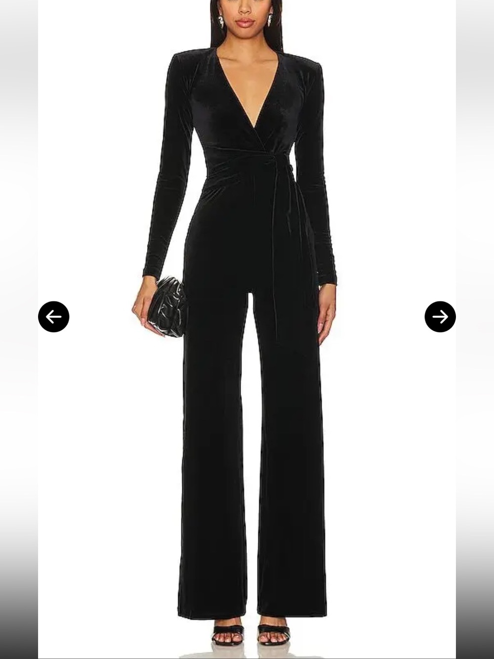 Nookie Vamp Jumpsuit in Black Size Medium